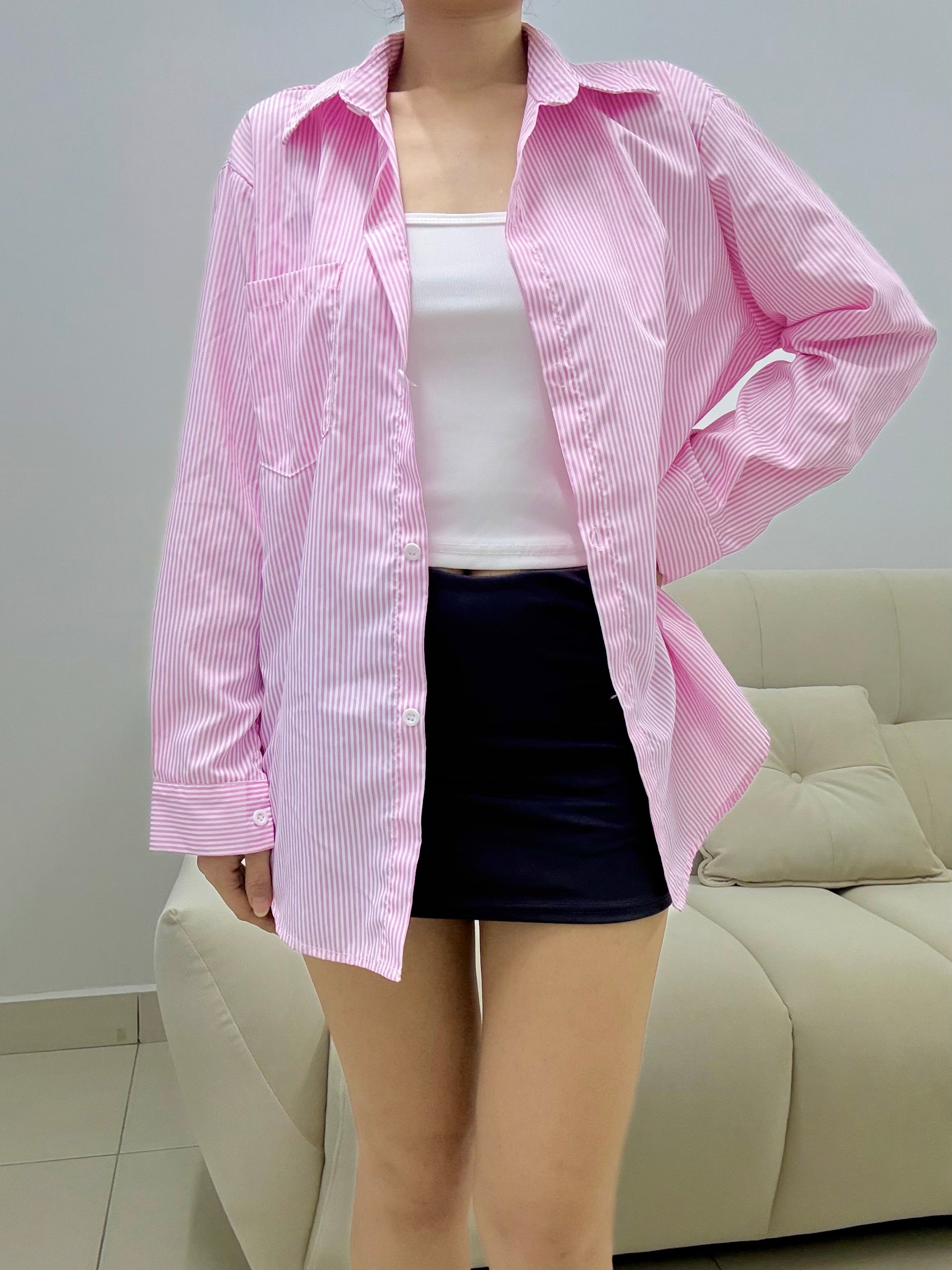 Rosie Striped Overshirt (Backorder)