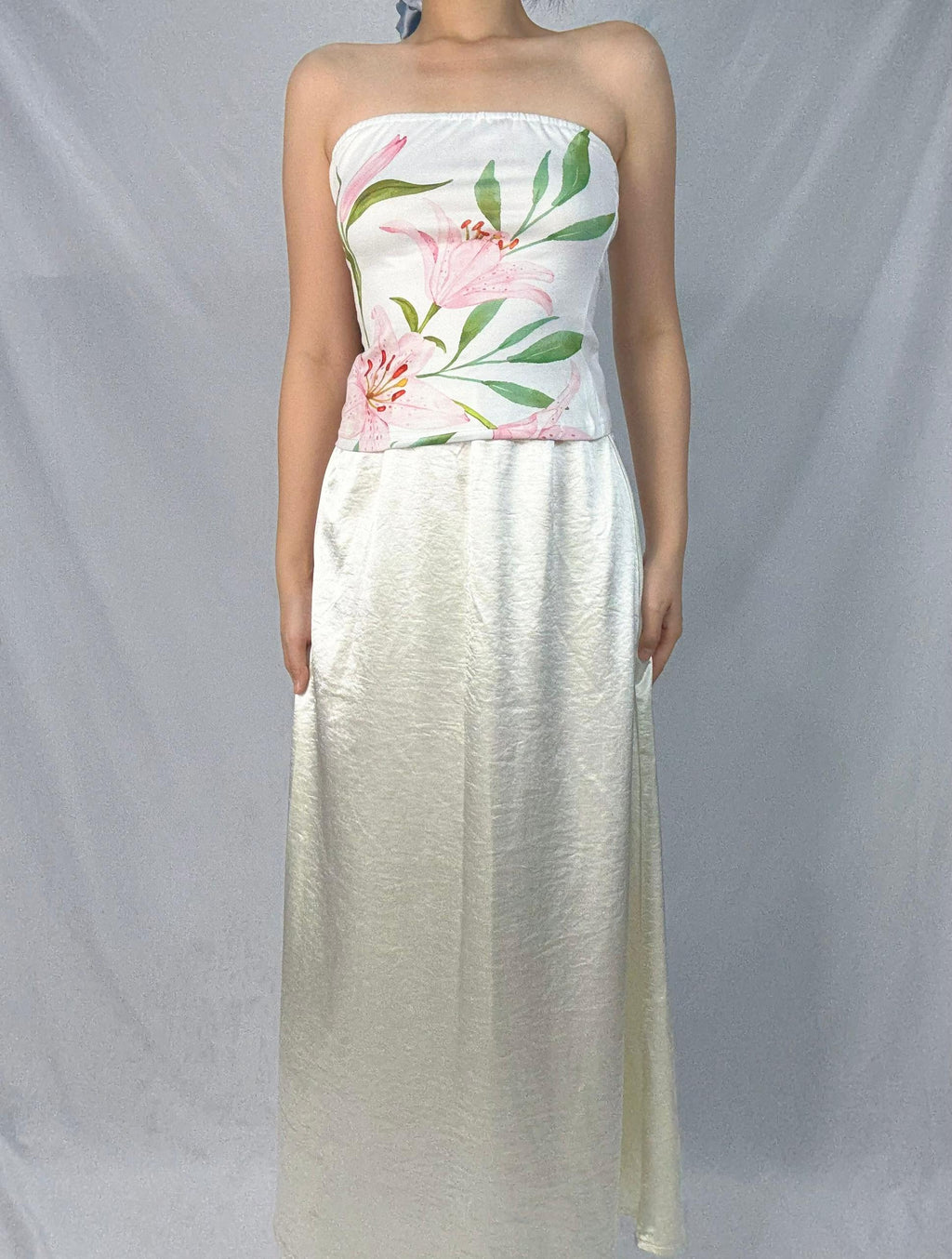 Moonlit Satin Skirt